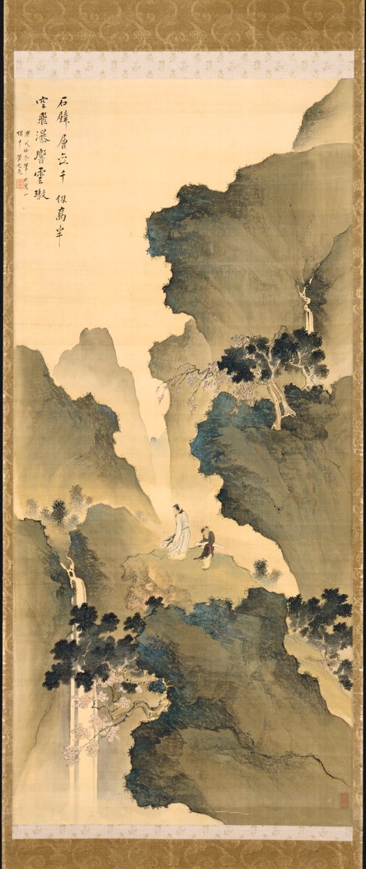 Ein Wasserfall beobachten, 1790 von Tani Bunch