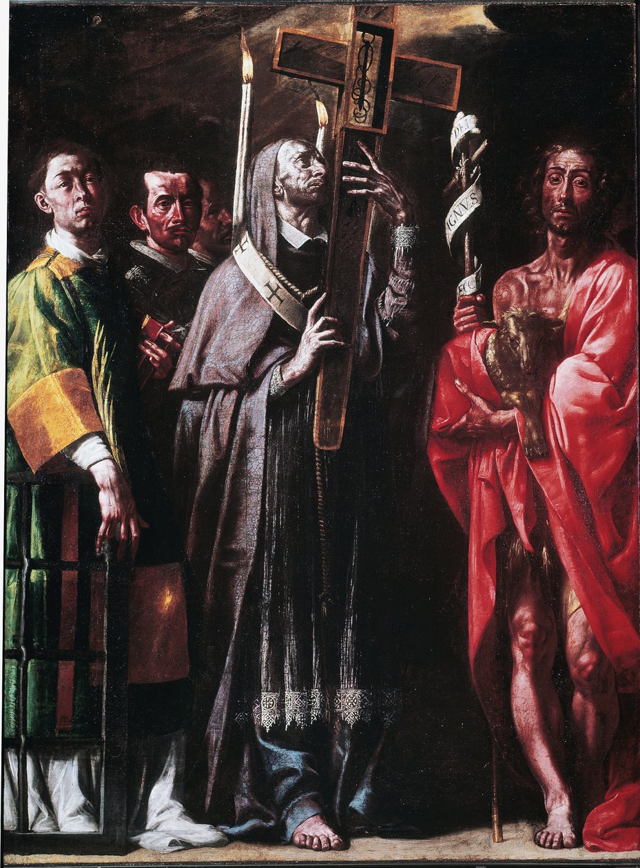 St. Karl trägt den Heiligen Nagel von Tanzio da Varallo