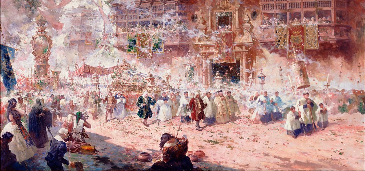 Begräbnis der Heiligen Rosa von Teófilo Castillo