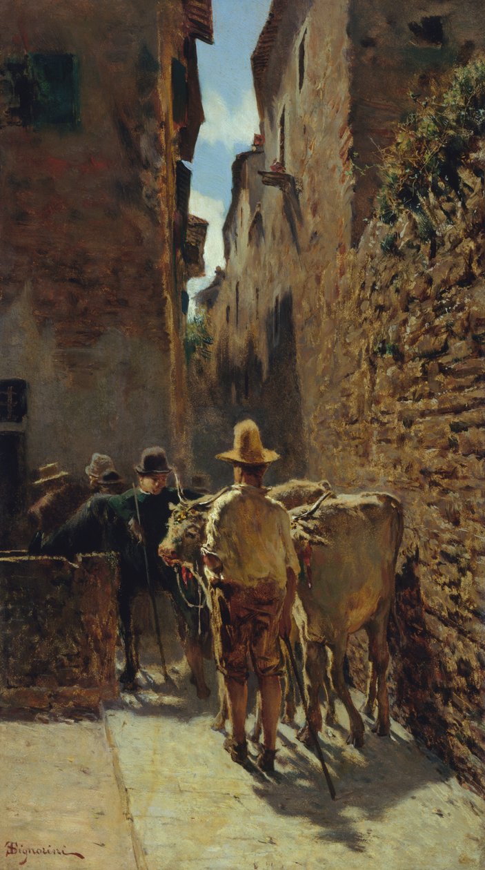 Viehmarkt von Telemaco Signorini