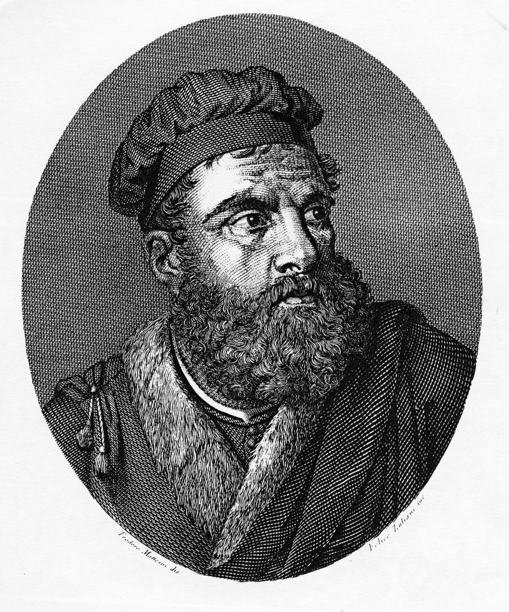 Marco Polo, Druck von Felice Zuliani von Teodoro Matteini