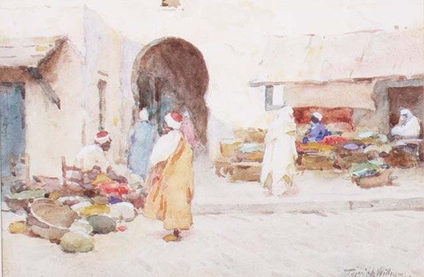 Obstverkäufer, Kairouan von Terrick Williams