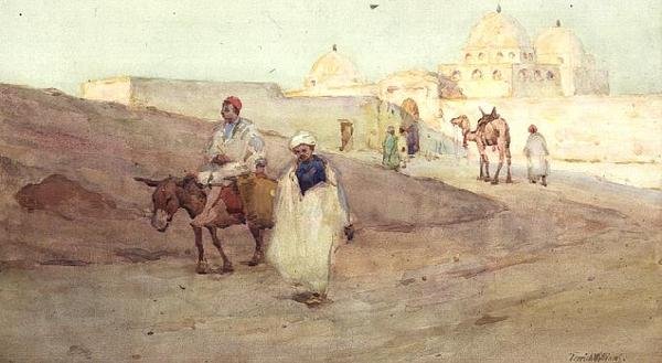 Wanderer, Kairouan von Terrick Williams