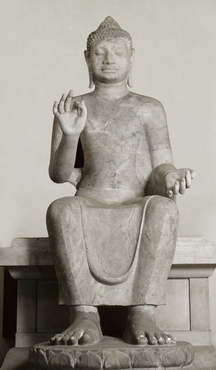 Riesiger Buddha, Davaravati-Schule von Thai School