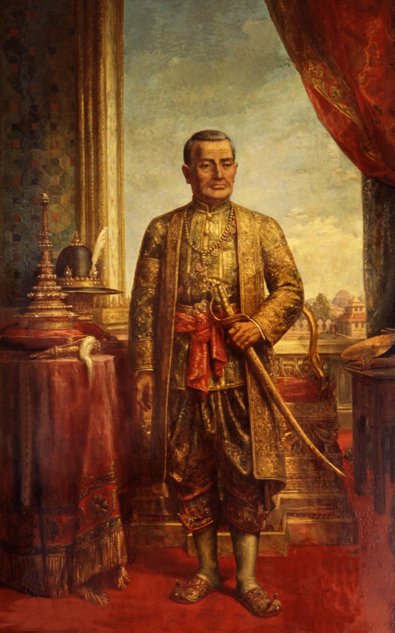 Porträt von Buddha Yodfa Chulaloke von Thai School