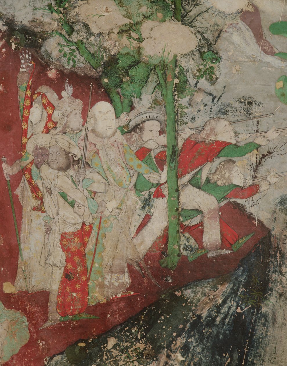 Westliche Söldner, Wat Suwannaram, Thonburi, 1831 von Thai School