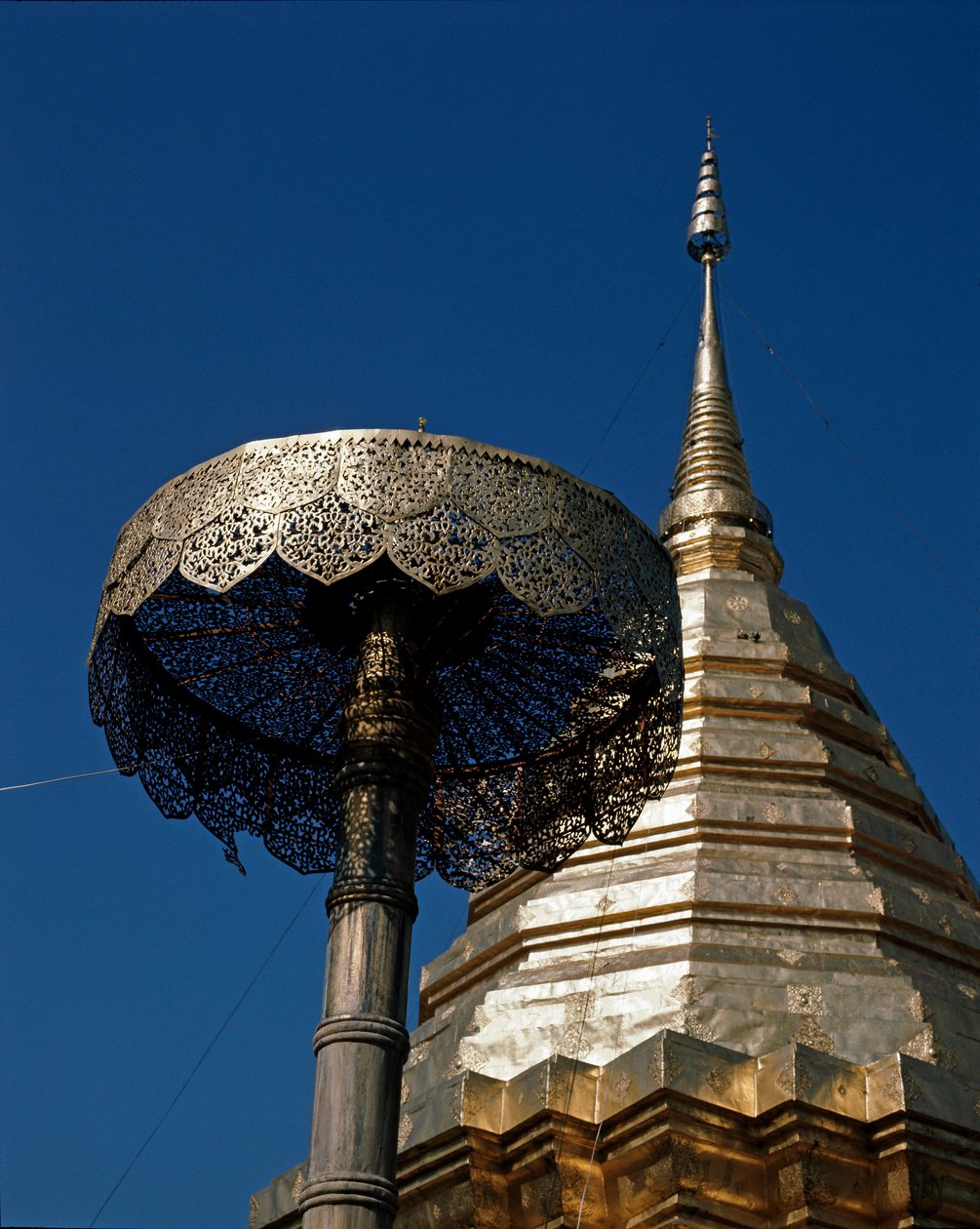Detail des buddhistischen Tempels von Thai Thai