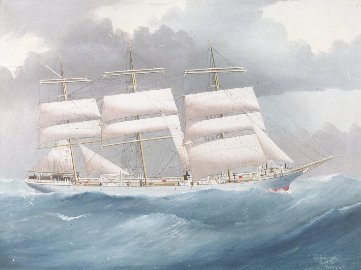 Das Dreimastschiff 