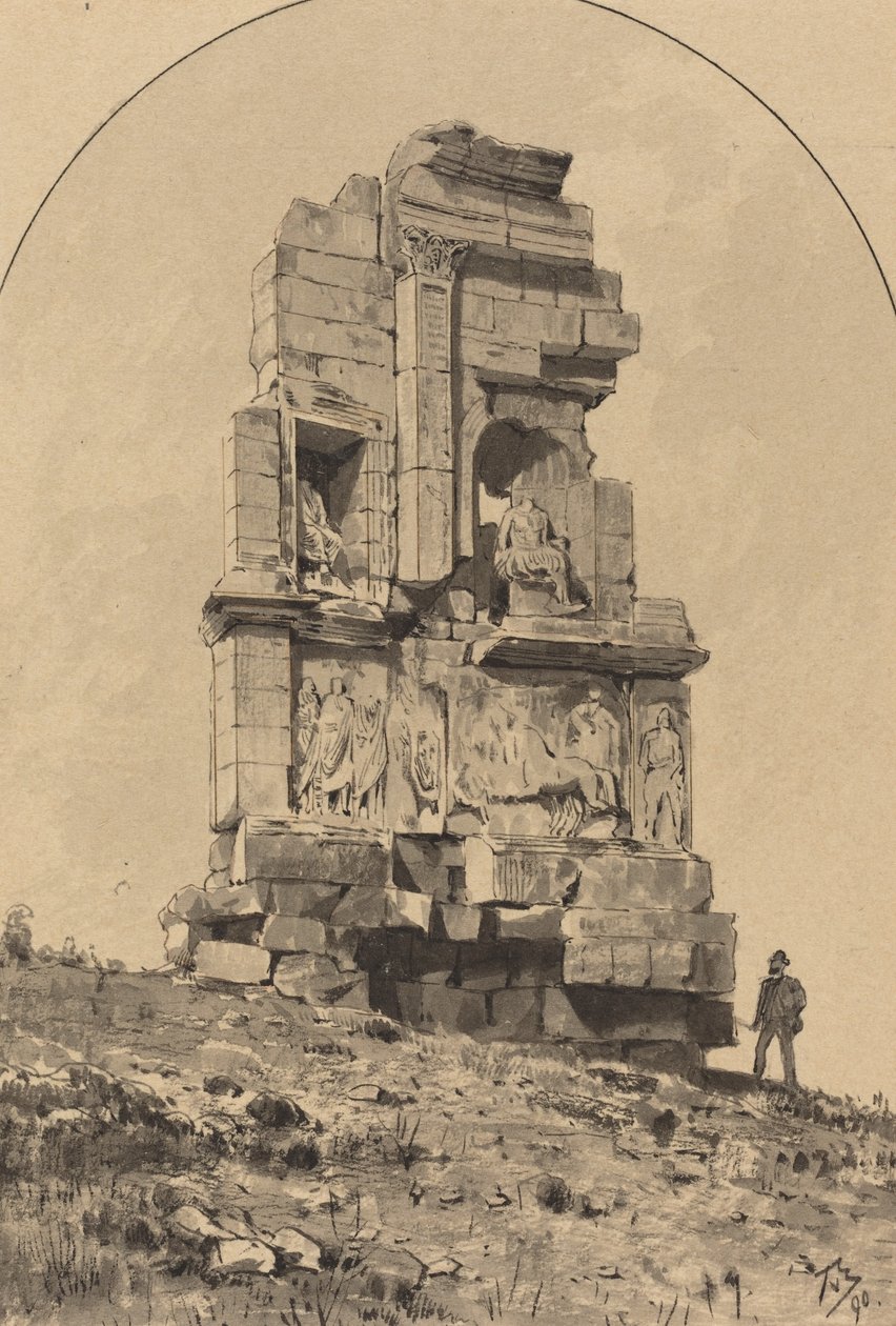 Monument von Philopappos, 1890 von Themistocles von Eckenbrecher