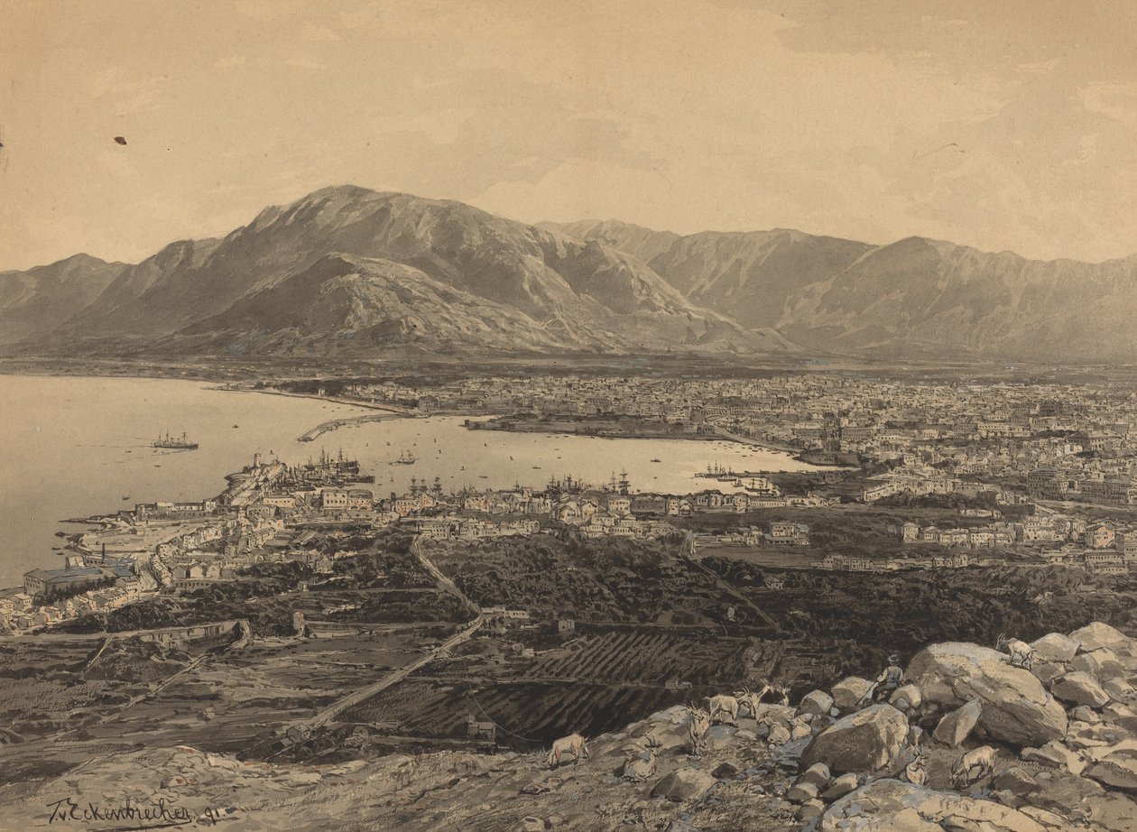Der Hafen von Piräus von Themistocles von Eckenbrecher