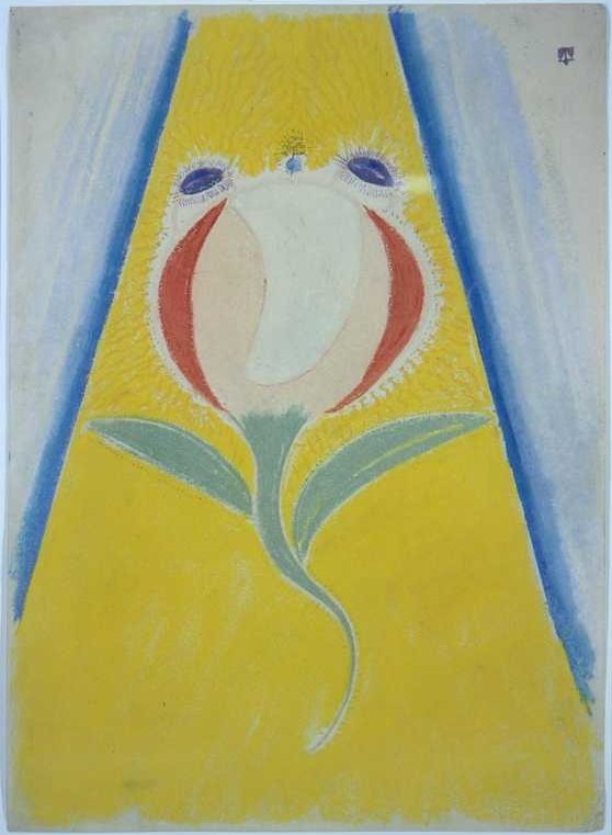 Komposition mit Blume von Theo van Doesburg