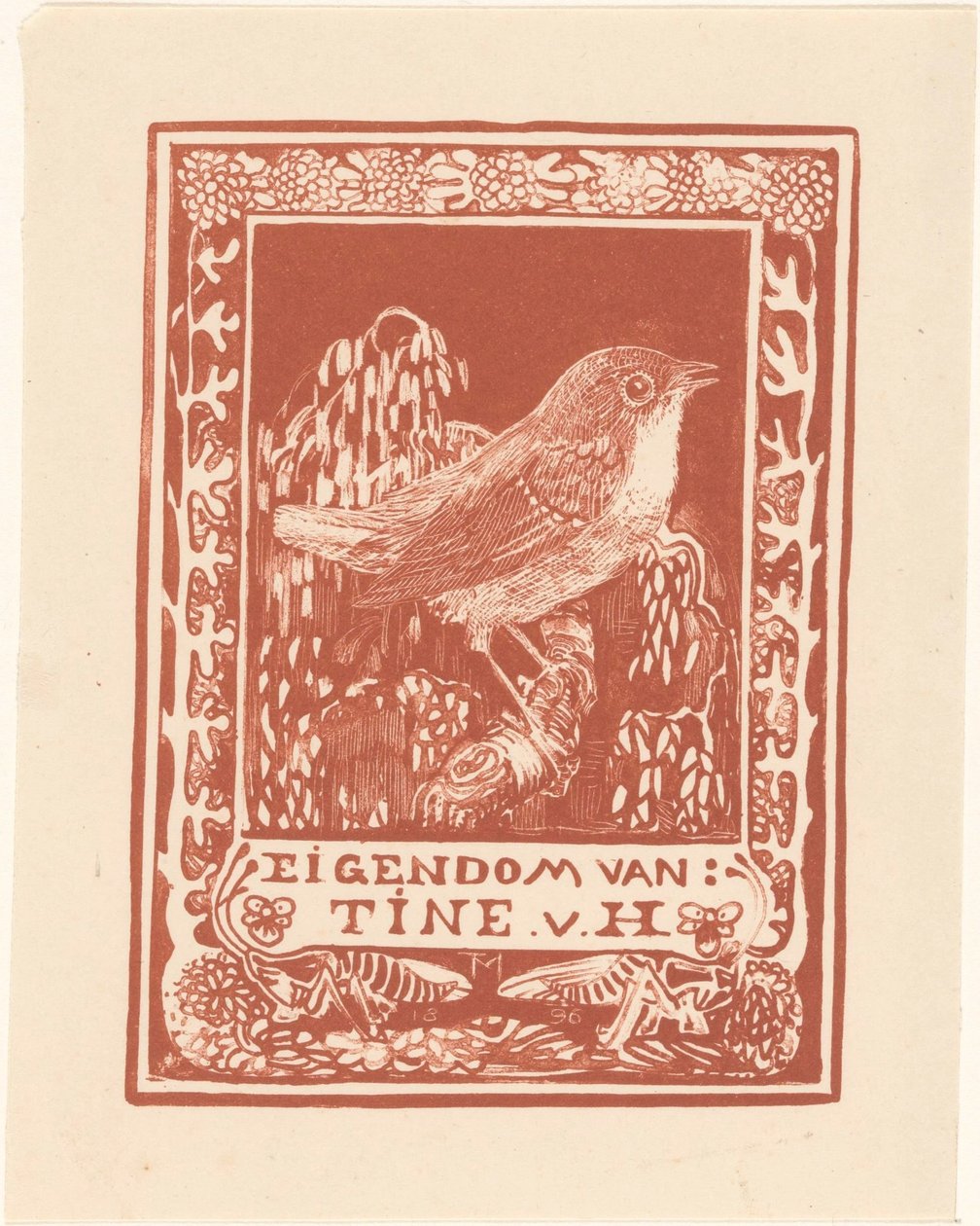 Ex Libris von Tine van Hoytema von Theo van Hoytema