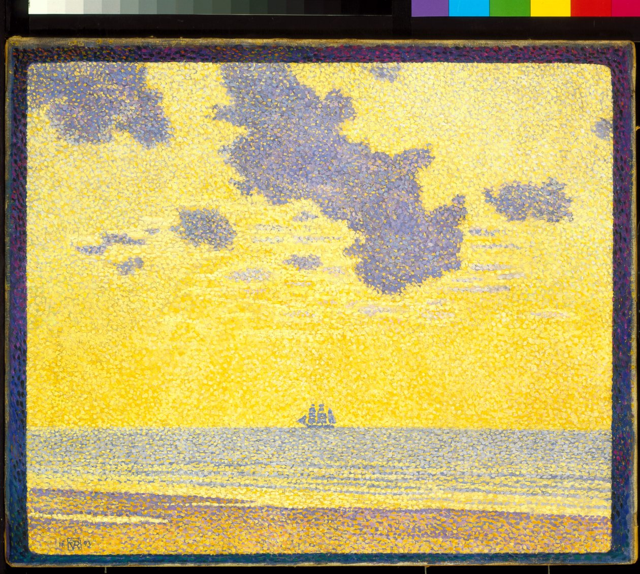 Große Wolken von Théo van Rysselberghe