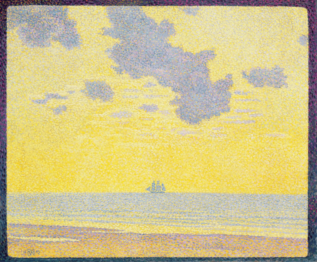 Große Wolken von Théo van Rysselberghe