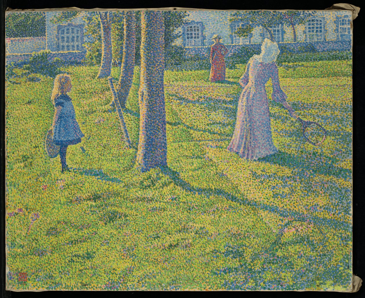 In Thuin oder Das Tennisspiel von Théo van Rysselberghe