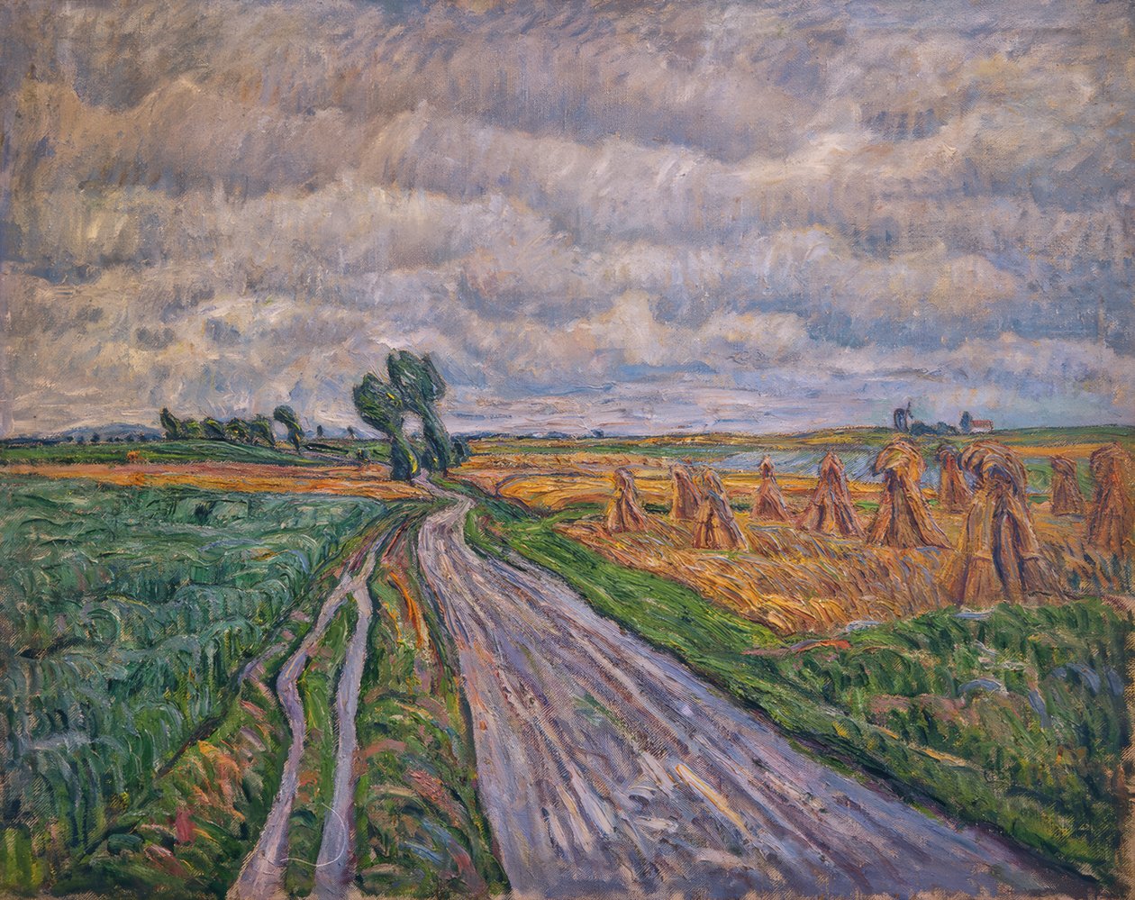 Feldweg in der Mark von Theo von Brockhusen