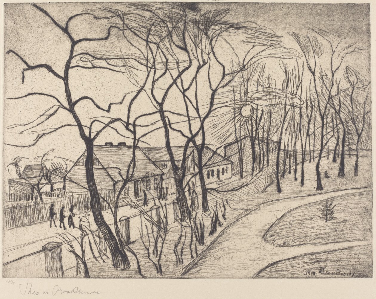 Landschaft von Theo von Brockhusen