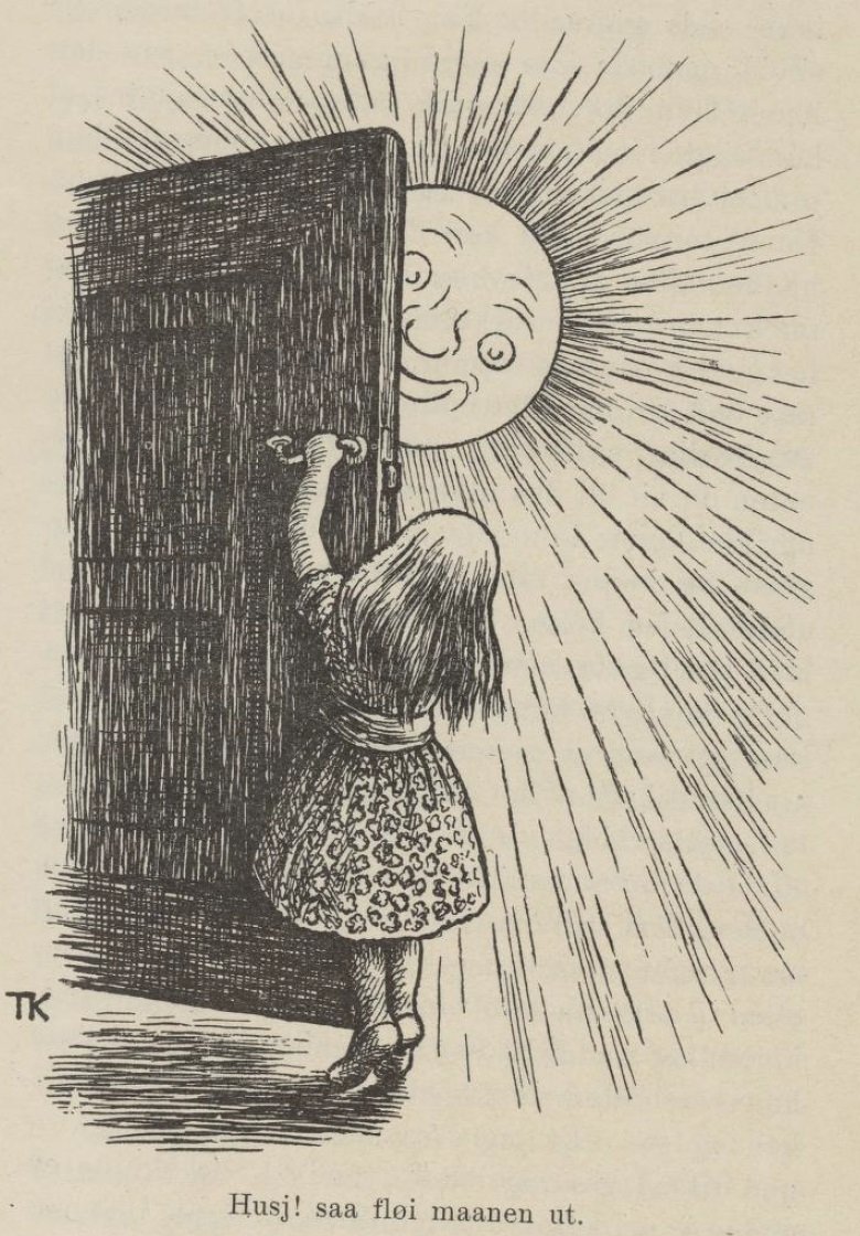 Jungfrau Maria als Patin von Theodor Kittelsen