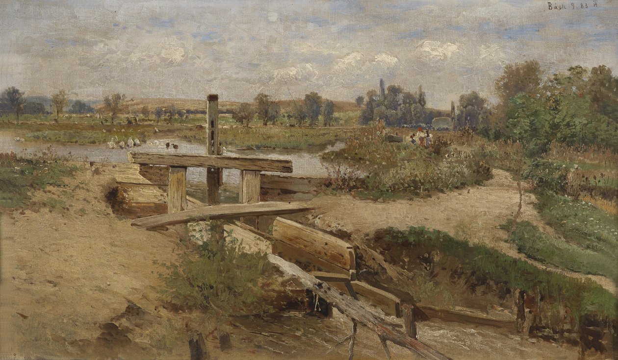 Ungarische Landschaft von Theodor von Hormann