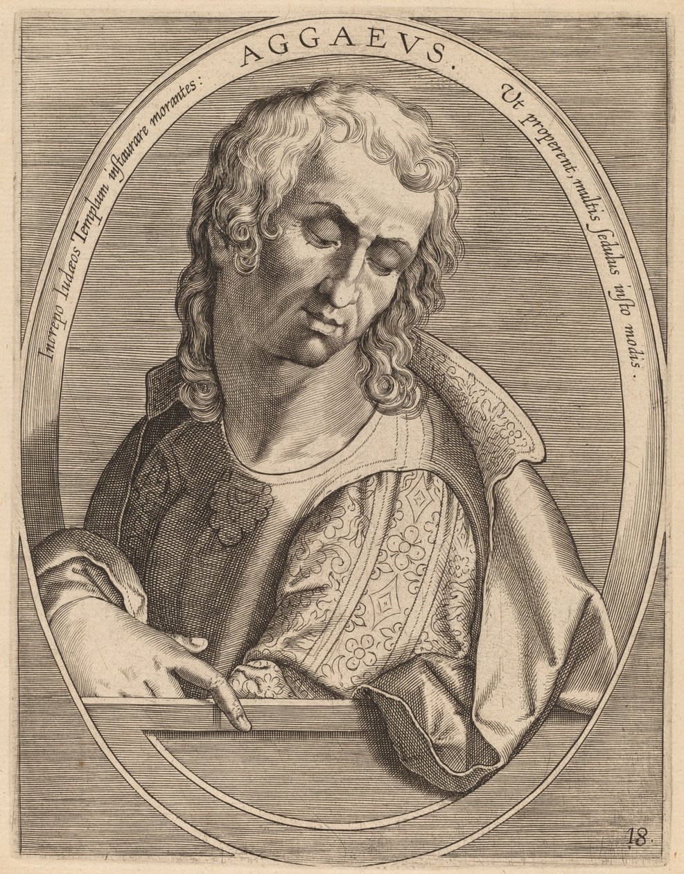 Aggaeus von Theodor Galle after Jan van der Straet