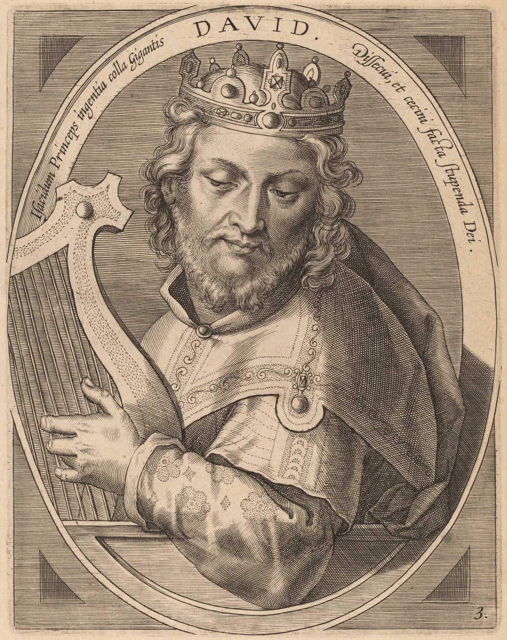 David von Theodor Galle after Jan van der Straet