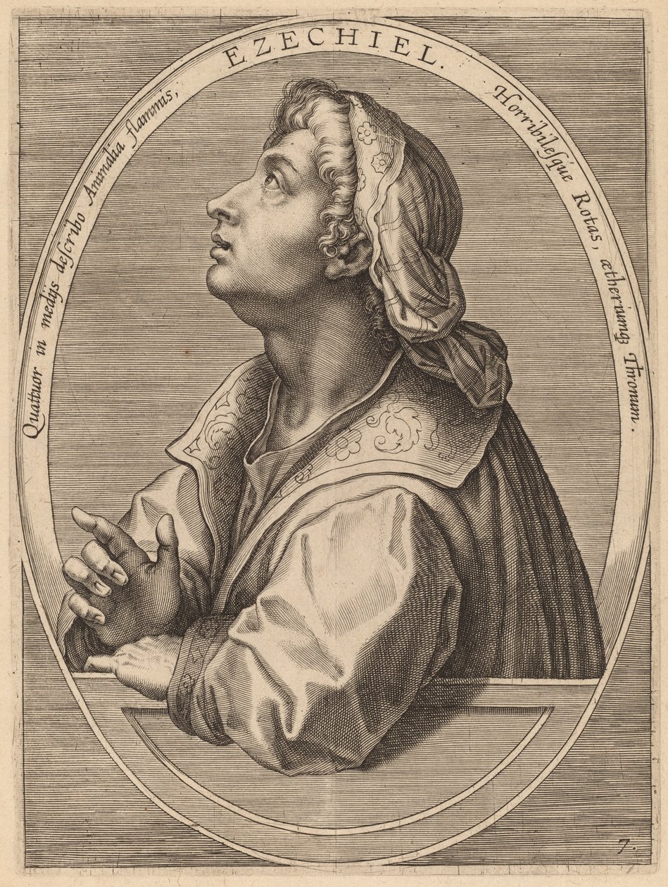 Ezechiel von Theodor Galle after Jan van der Straet