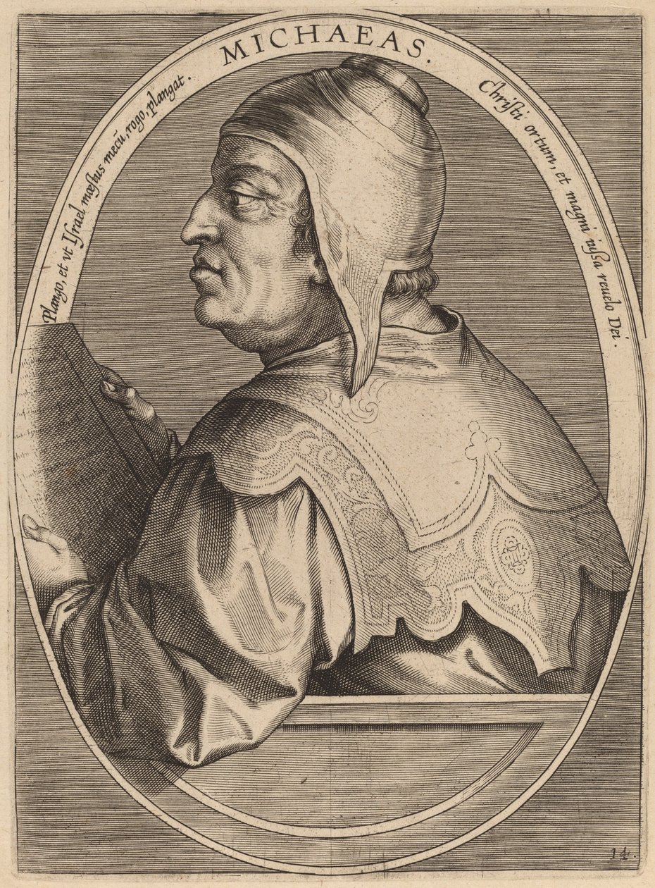 Michaeas von Theodor Galle after Jan van der Straet
