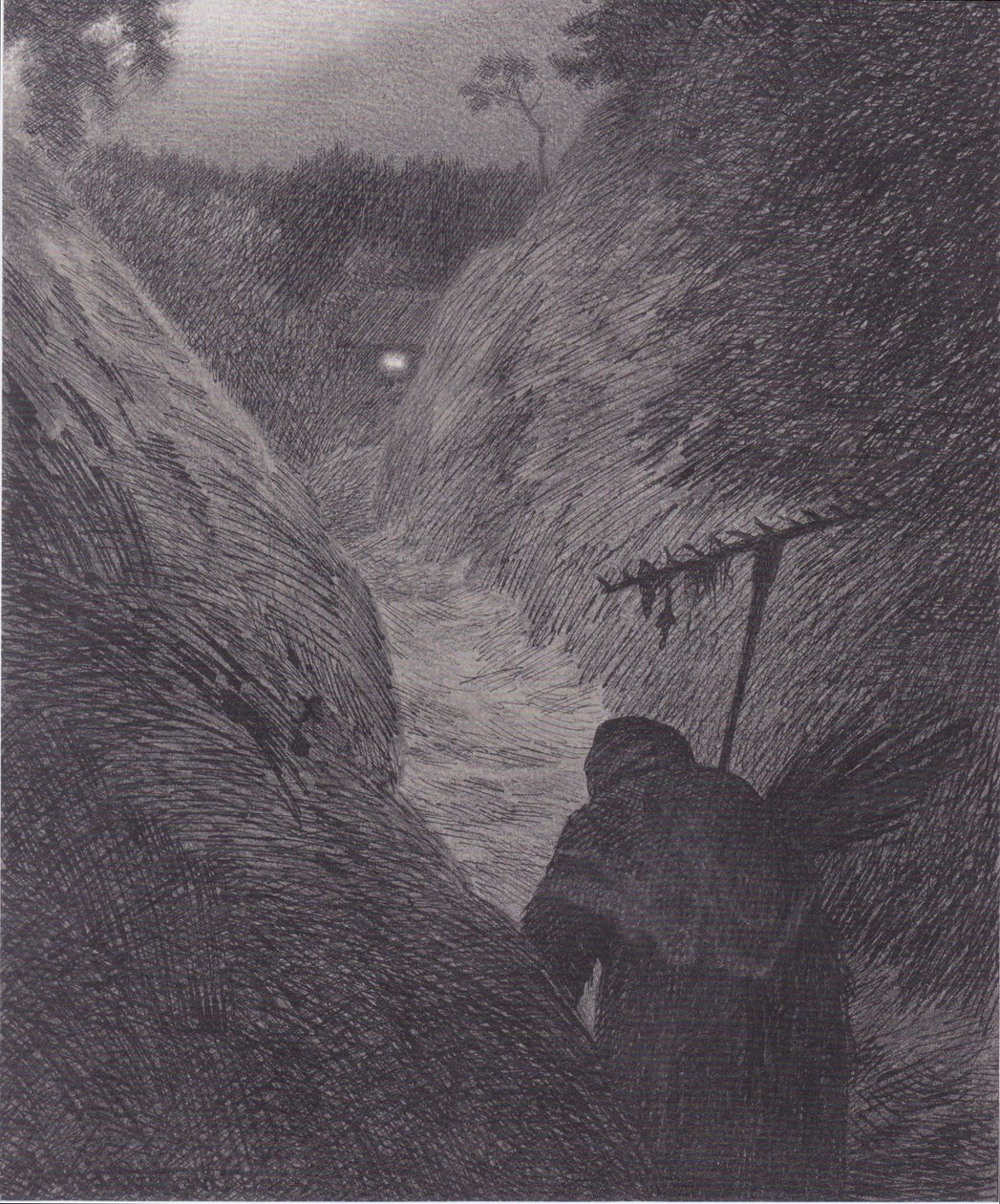 Die Pest kommt von Theodor Kittelsen