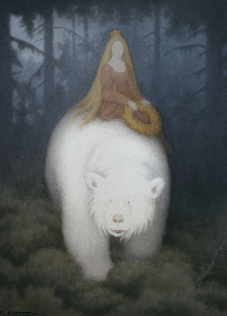 Weißbär-König-Valemon, 1912 von Theodor Kittelsen