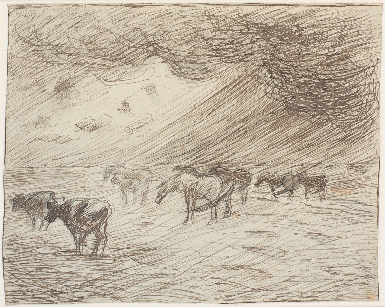 Ein Regenschauer von Theodor Philipsen