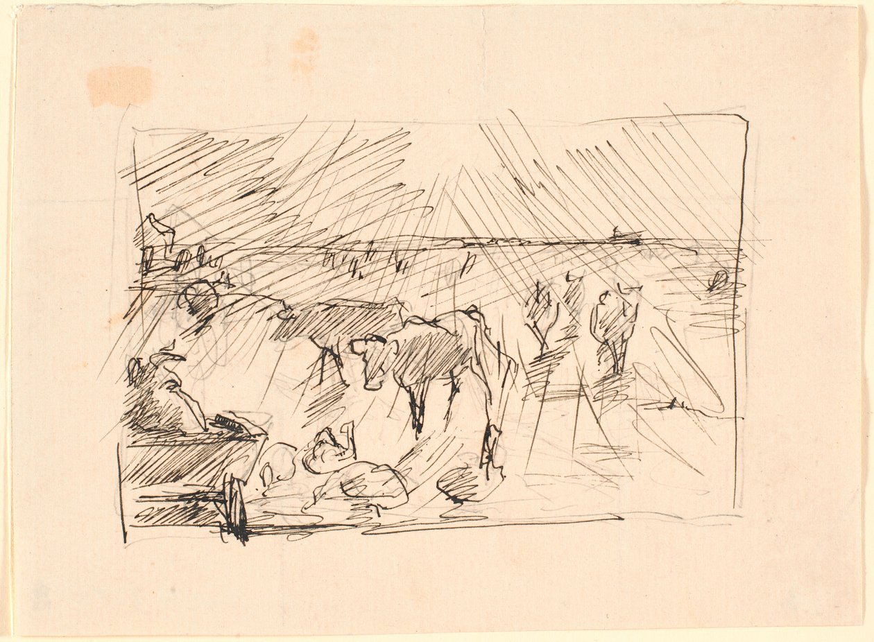 Mit der Sonne in den Augen von Theodor Philipsen