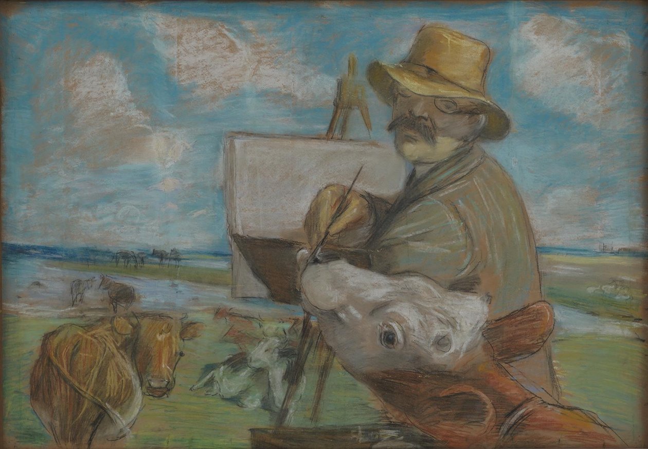 Selbstporträt von Theodor Philipsen