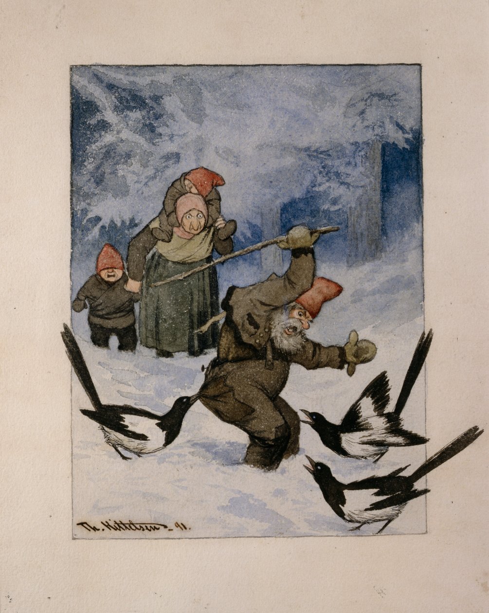 Ein Angriff von Theodor Kittelsen