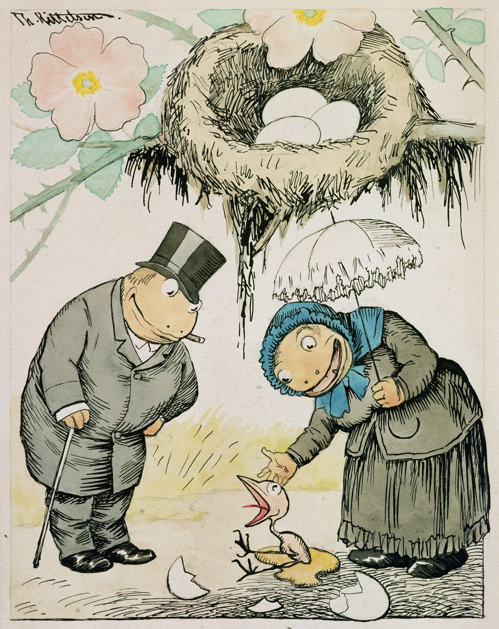 Eine frühe Lieferung von Theodor Kittelsen