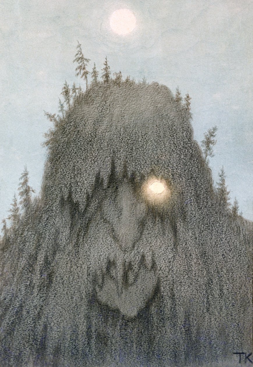 Waldtroll von Theodor Kittelsen