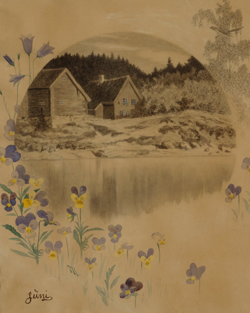 Juni von Theodor Kittelsen