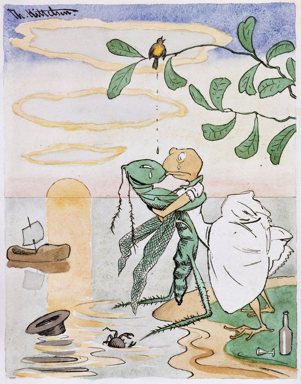 Krankhafte Liebe von Theodor Kittelsen