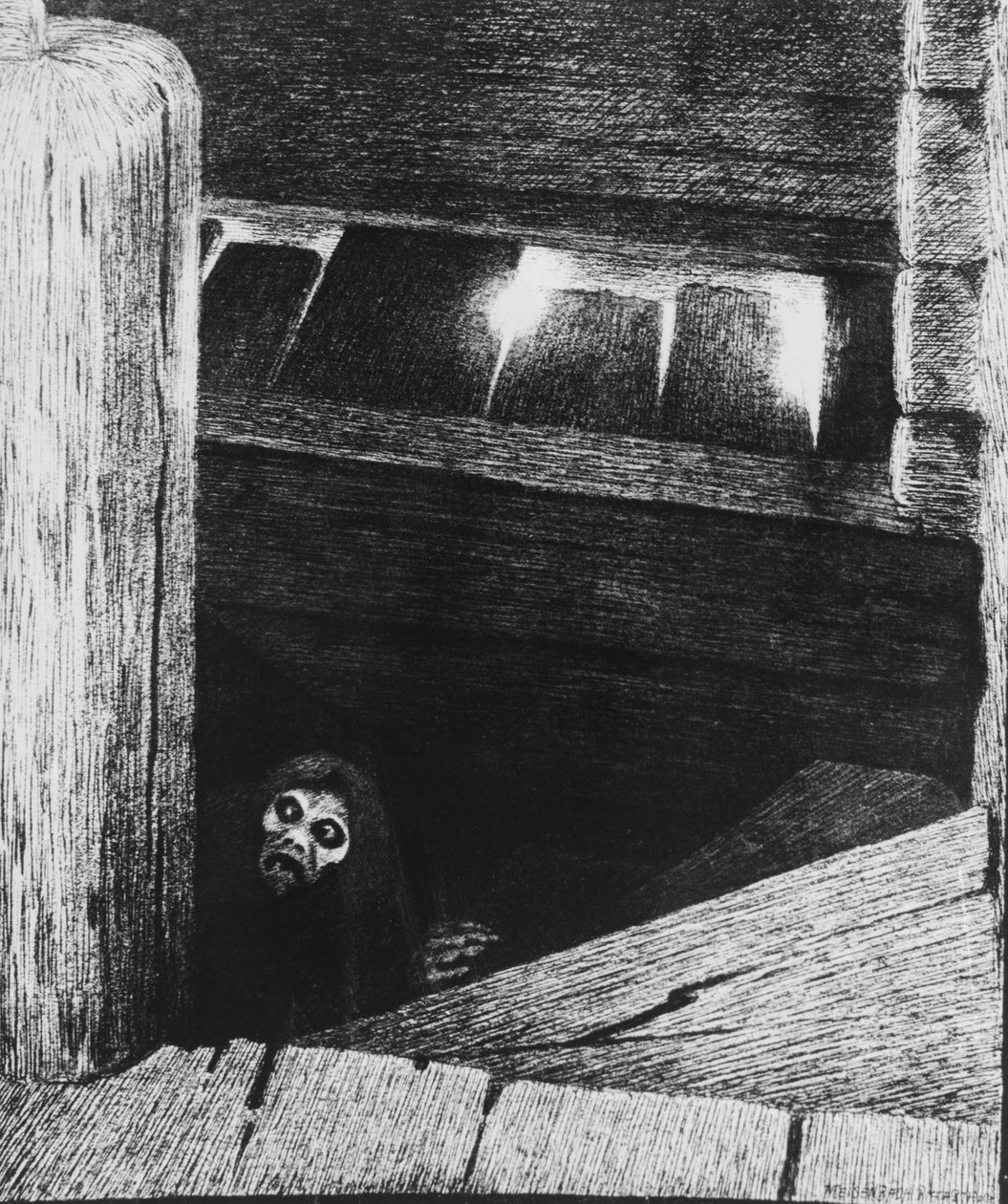 Der Schwarze Tod von Theodor Kittelsen