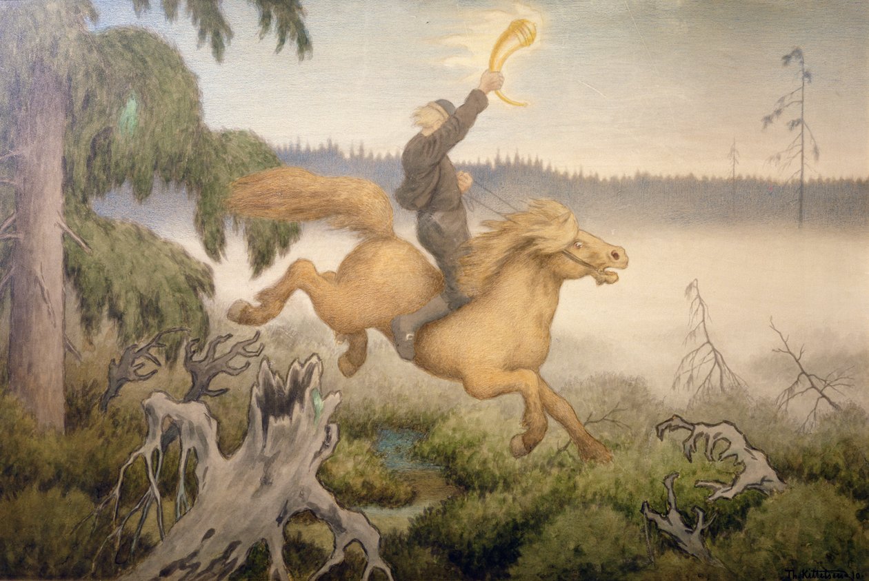 Das Goldene Horn von Theodor Kittelsen