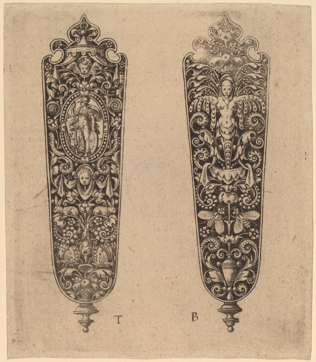 Ornament für Messergriff von Theodor de Bry