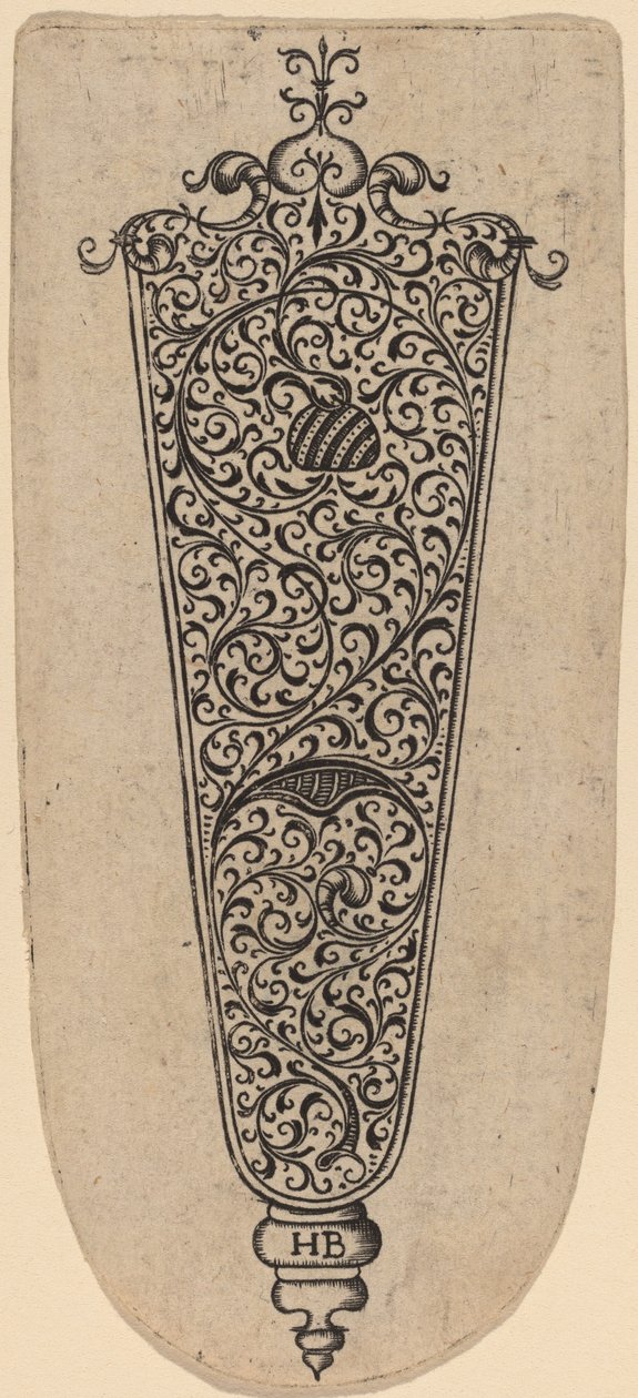 Ornament für Messergriff von Theodor de Bry
