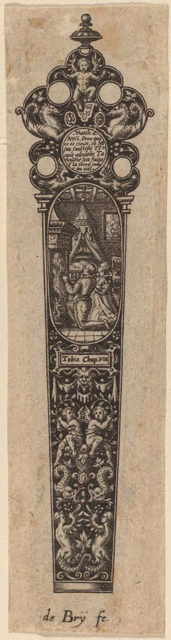 Ornament für Messergriff von Theodor de Bry