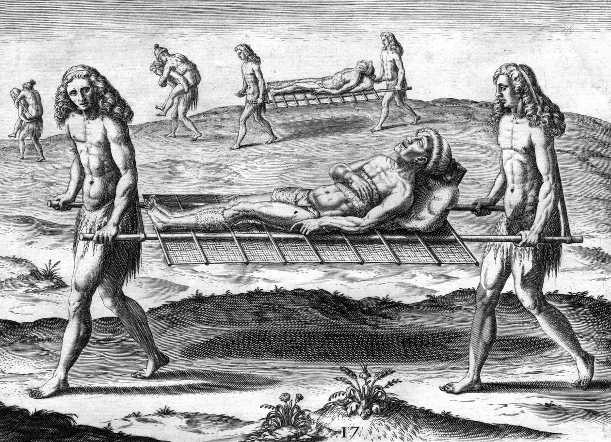 Timucuan-Indianer von Theodor de Bry