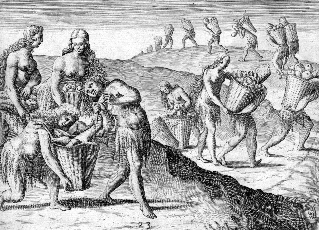 Stamm der Timucua-Indianer von Theodor de Bry