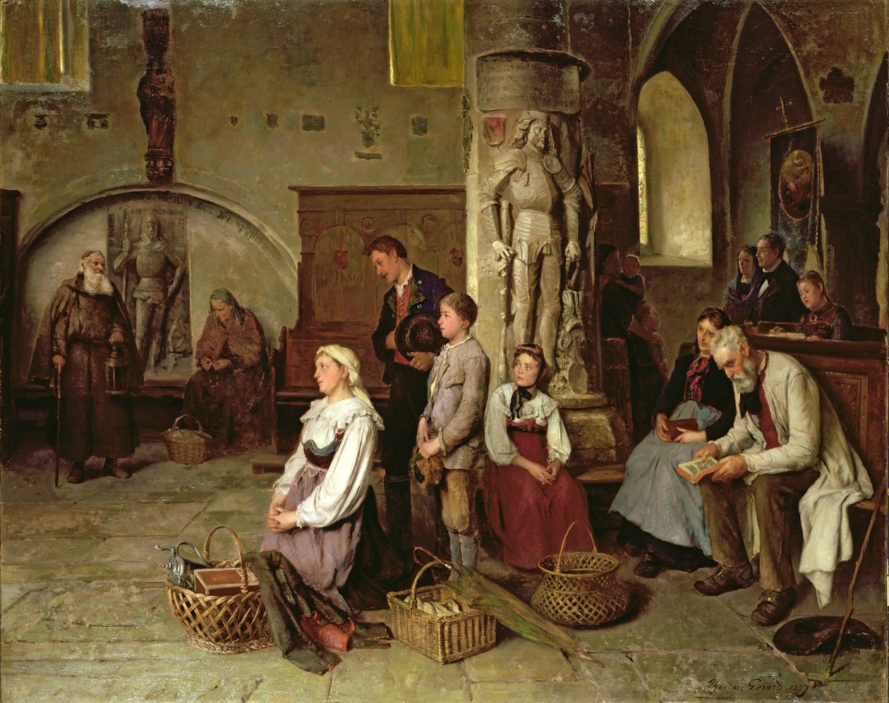 In der Kirche von Theodore Gerard