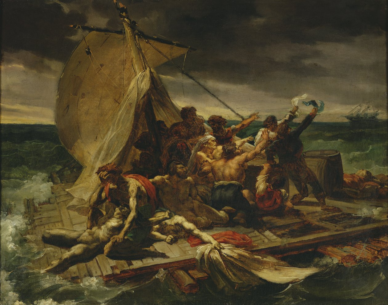 Studie für Das Floß der Medusa von Theodore Gericault
