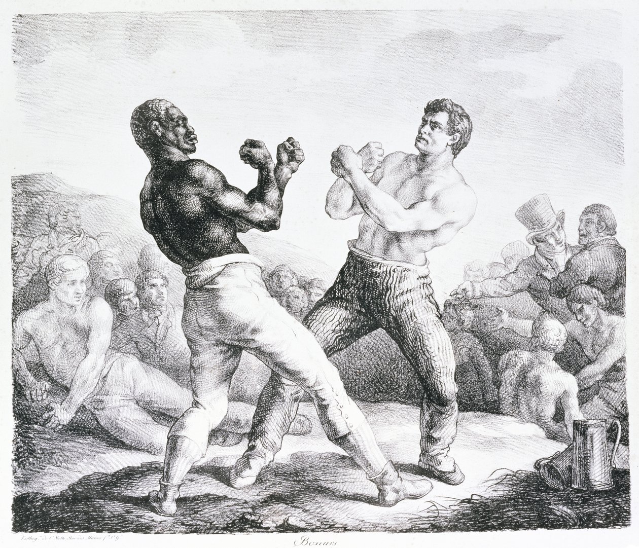 Die Boxer, 1818 von Theodore Gericault