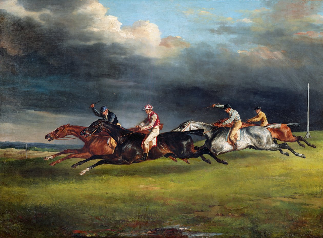 Das Epsom Derby, 1821 von Theodore Gericault