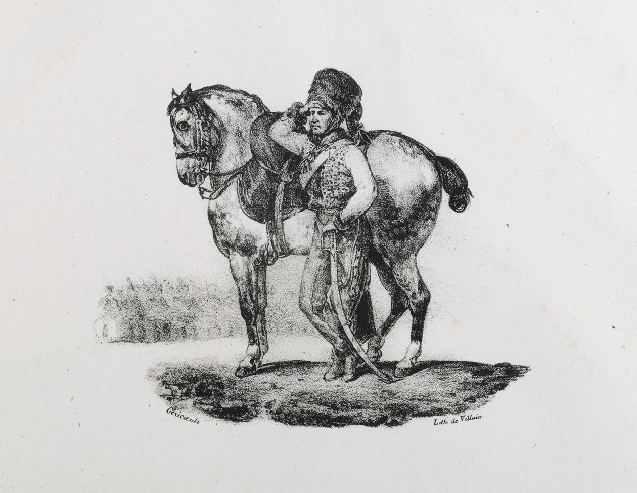 Trompeter der Husaren, 1823 von Theodore Gericault
