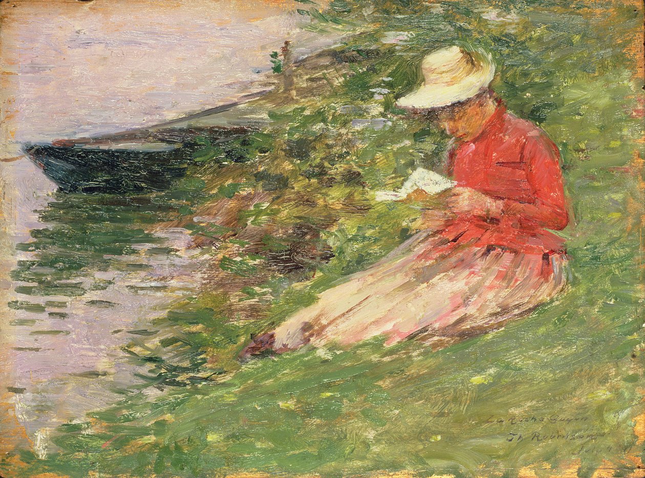 La Roche Guyon, 1891 von Theodore Robinson